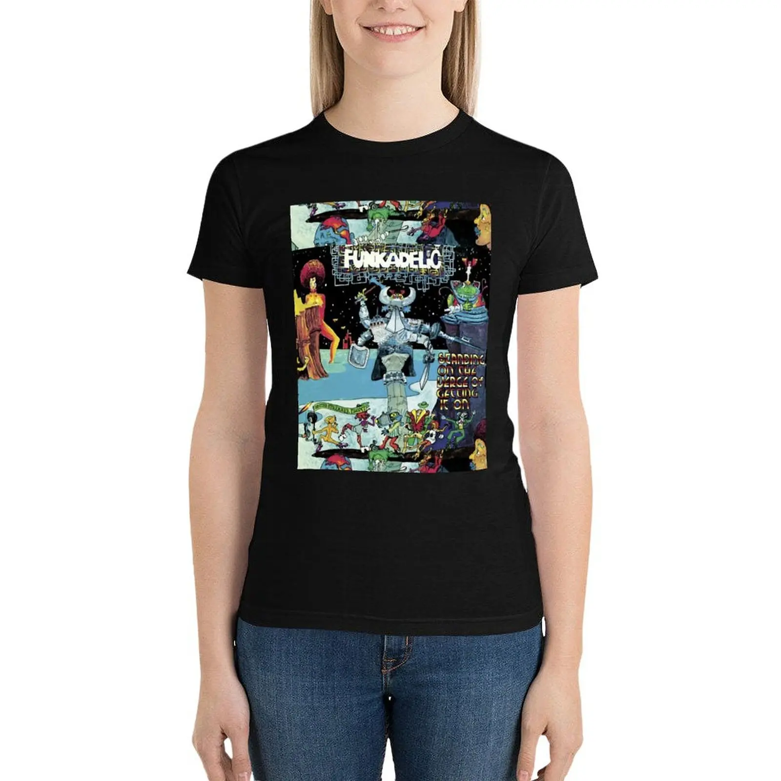 Футболка с графическим рисунком для женщин летняя одежда