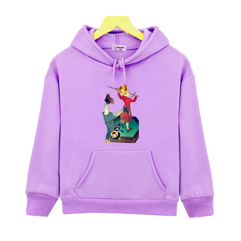 

Kids Sweatshirt Boys Bojji Ousama Ranking of Kings Pullover Hoodie Children's Clothing Unisex Kawai Baby Girl Clothes Sportswear