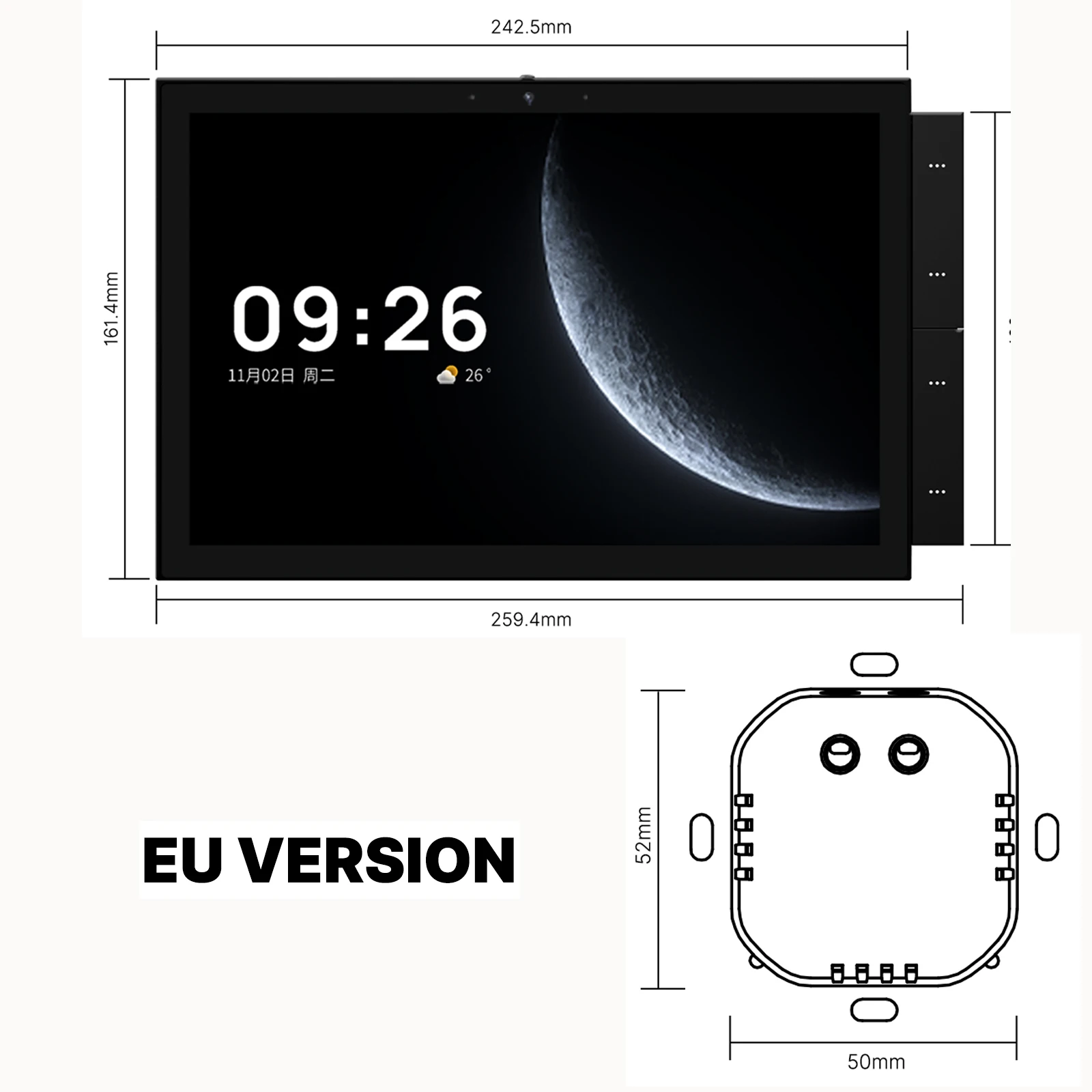 

RAISEVICTA RAISE Tuya Smart Home Control Panel Max