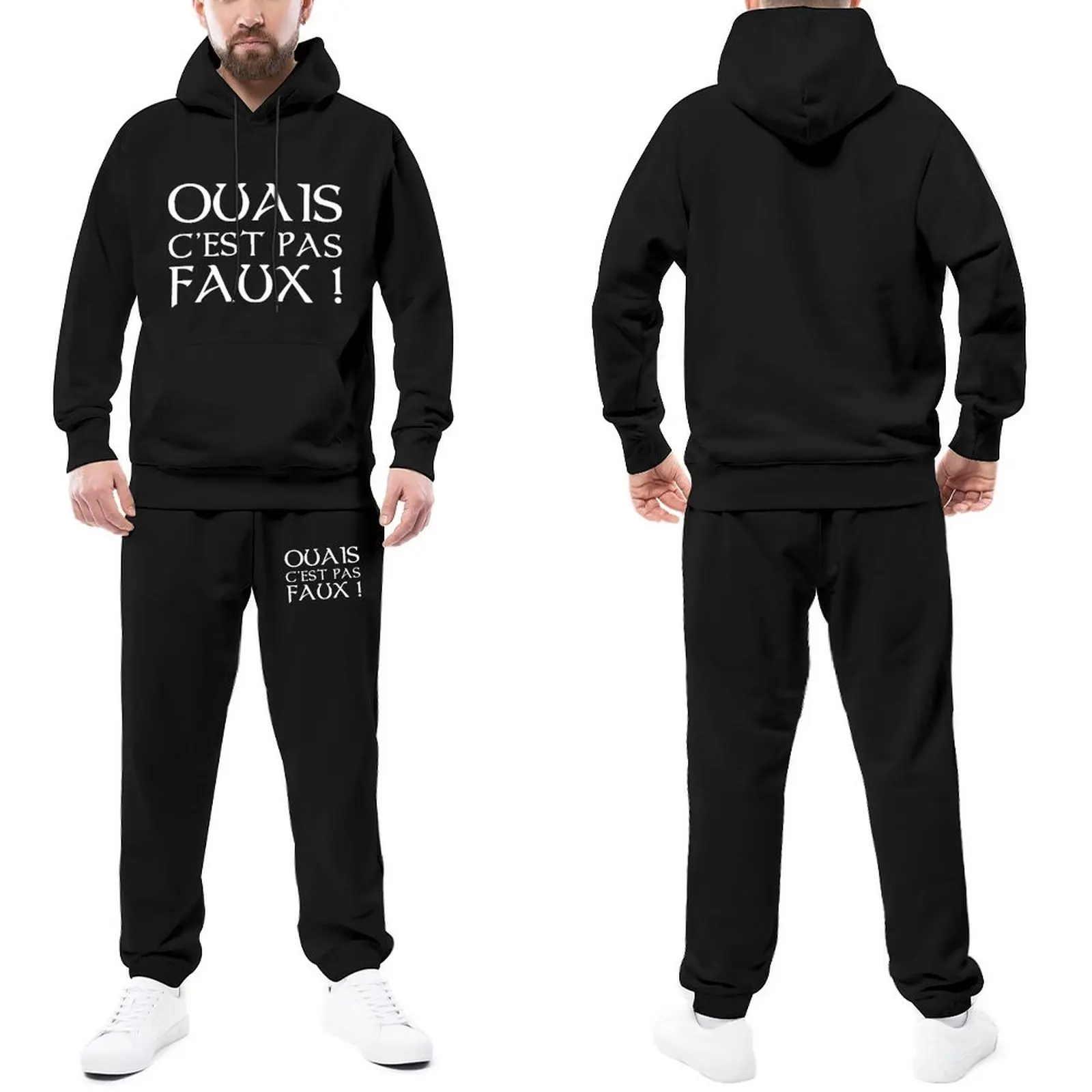 

Kaamelott Yeah Trapstar Tracksuits Winter Legend Celebrity Hooded Set Men Retro Jogging Suit Sport Casual Sweatsuits