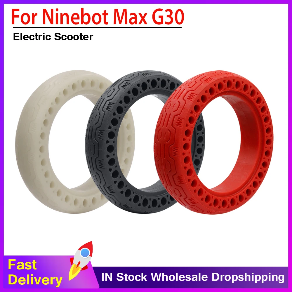 Scooter 10' Fluorescent Tire For Segway Ninebot Max G30