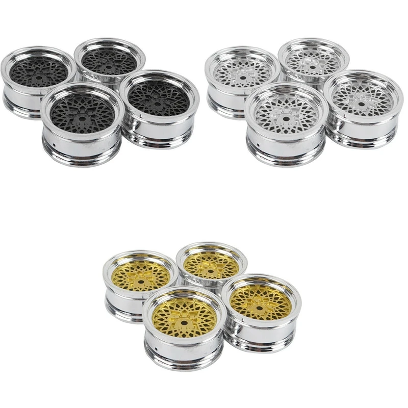 

-4 шт. RC 1/10 плоские детали для дрифта, диски, колесные шины, ступица для TAMIYA HSP HPI 94123/122, детали для ступицы