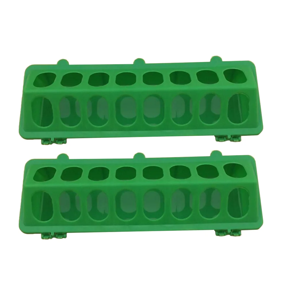 

2pcs Pigeon Feeders Bird Hanging Feeder Bird Cup Birds Feeding Dish Birds Base Poultry Feeder