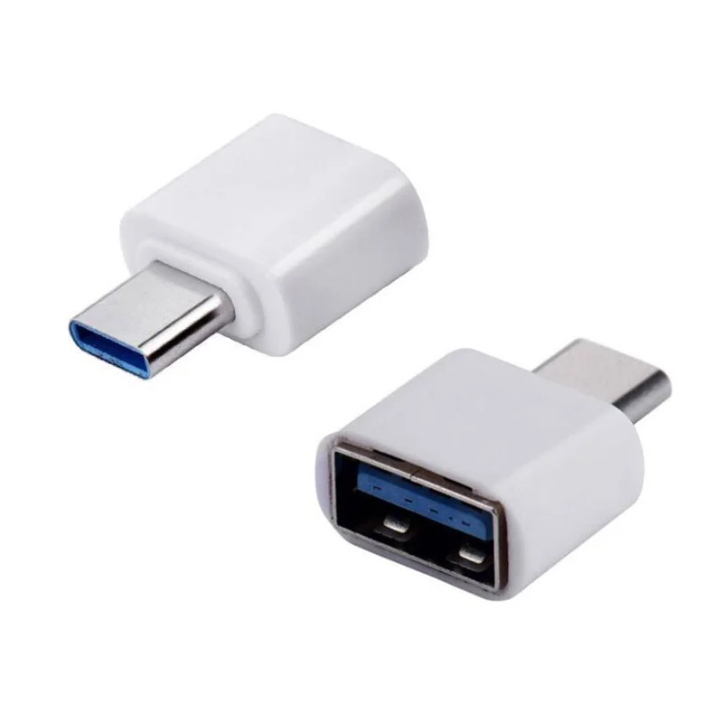 200pcs USB Type C OTG Adapter USB C Male To USB Female Type-C Cable adapter Converters For Samsung Xiaomi Type-C To USB OTG
