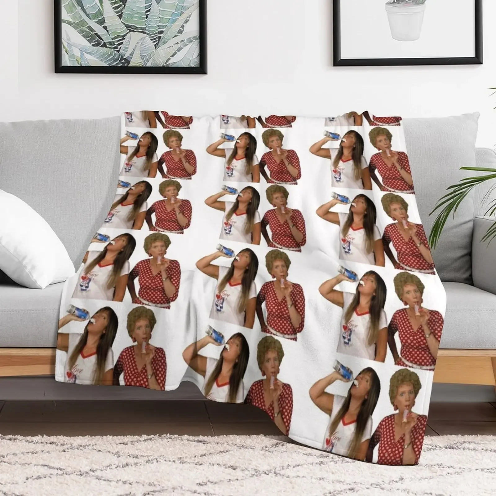 Kath and Kim: плед с взбитым кремом мягкие кровати набивные диваны одеяла