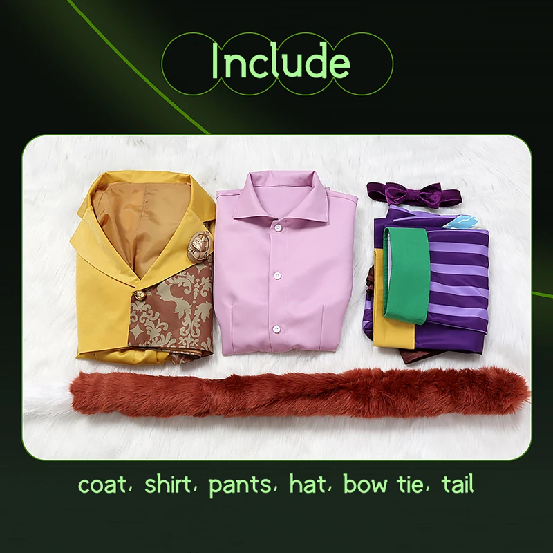 Витая Страна Чудес Playfulland Gidel Косплей Костюм Униформа с шляпой на заказ F