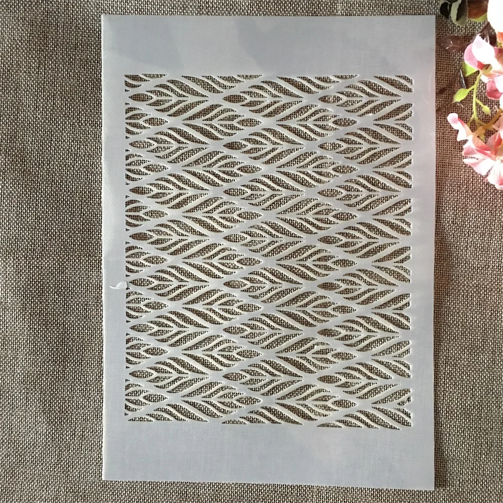 

Трафареты A4 с принтом травы и перьев, 29 см, для творчества, слойные трафареты, рисунок, раскраска для скрапбукинга, декоративный шаблон