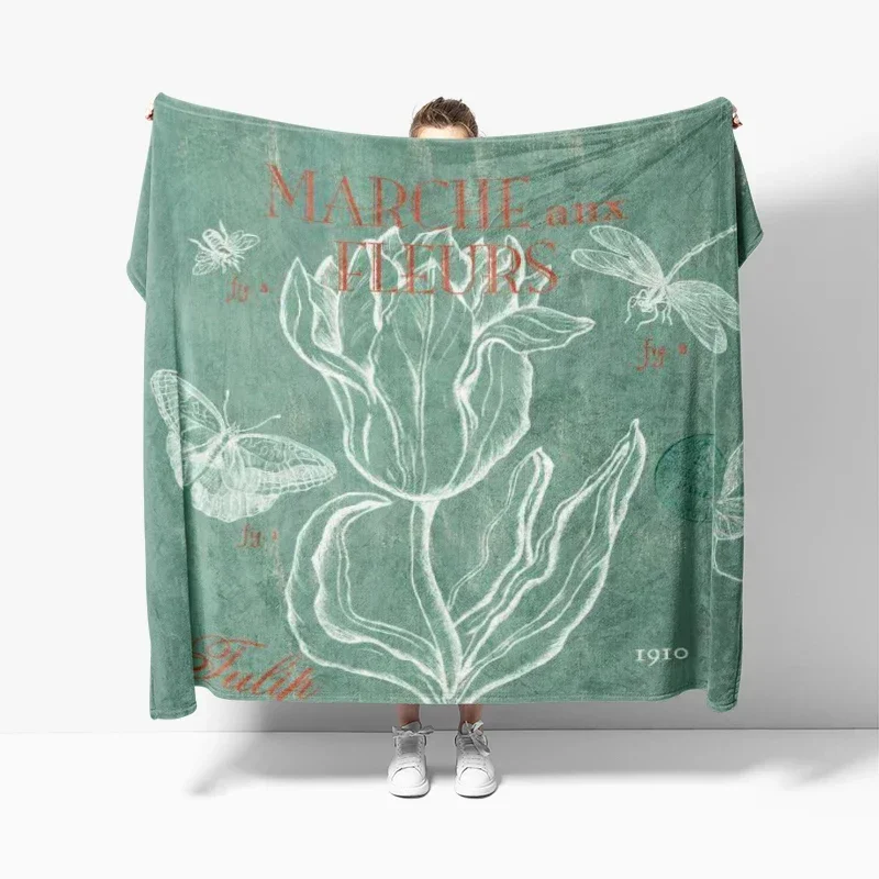 Одеяло до колен для дивана теплое зимнее одеяло кровати Модное дома на Рождество