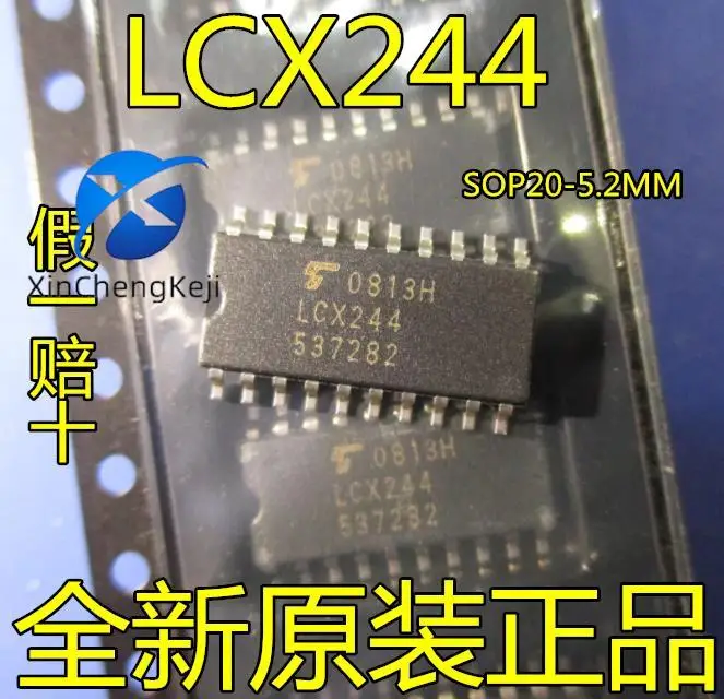 30pcs original new TC74LCX244F silk screen LCX244 TOSHIBA SOP20-5.2MM