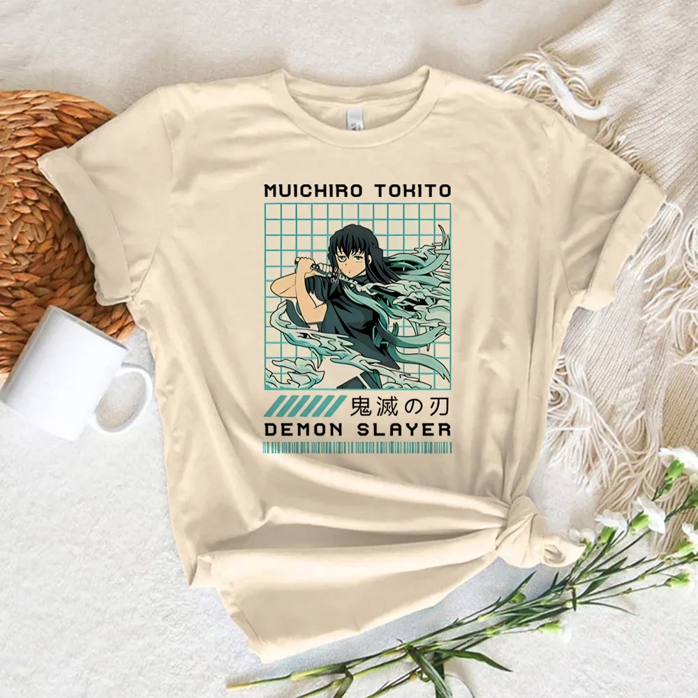 Muichiro Tokito футболка женская дизайнерская забавная комиксная Дизайнерская одежда