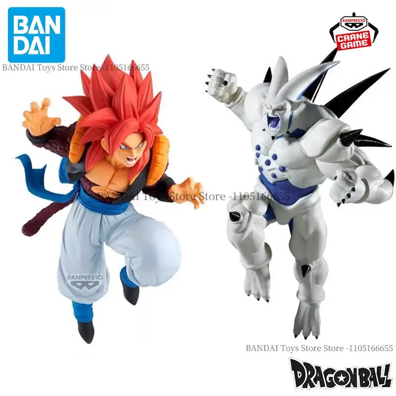 Фото Оригинальный набор фигурок Bandai Banpresto Dragon Ball GT Super Saiyan 4: Гогета против Омега Шенрон, аниме-фигурки, коллекционные игрушки №4