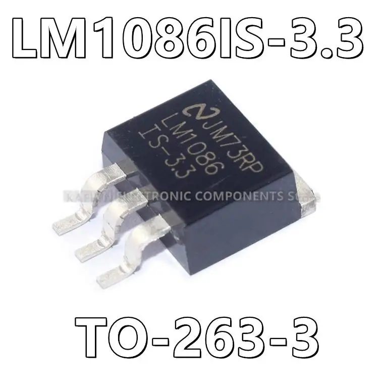 10 шт./лот Φ LM1086 линейный регулятор напряжения IC положительный фиксированный 1 выход 1.5A DDPAK/TO-263-3