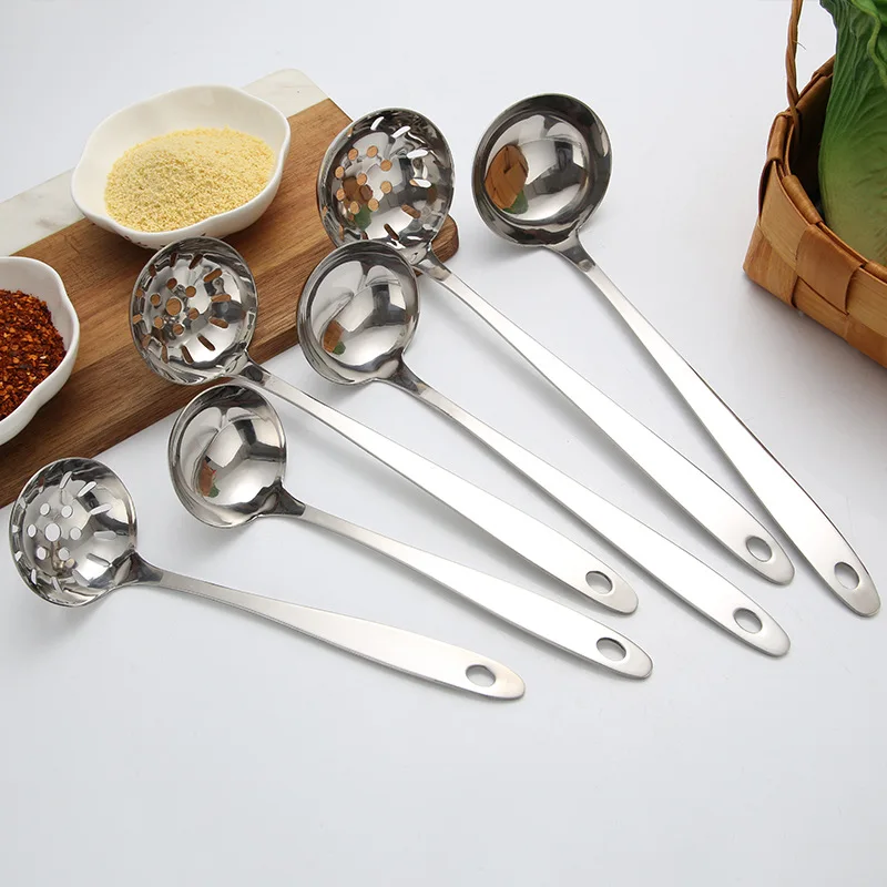 6 шт./набор ложка-Дуршлаг Из Нержавеющей Стали