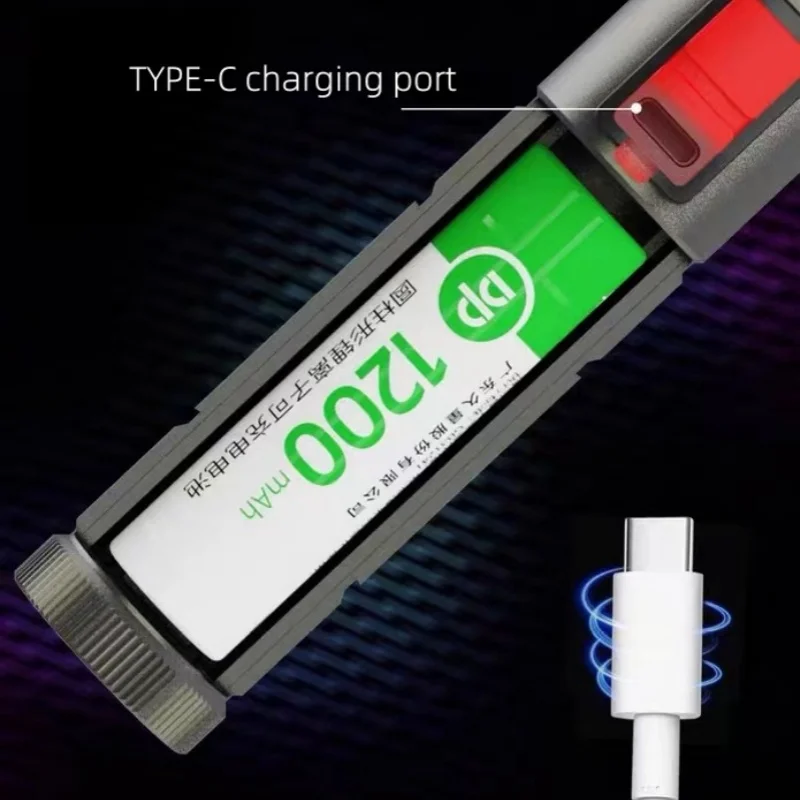 Светодиодный фонарик высокой мощности портативная перезаряжаемая лампа для