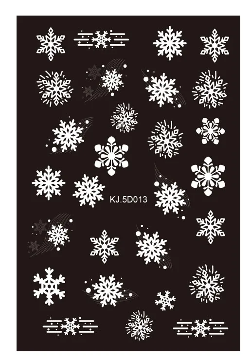 

5 шт./упаковка, наклейки для ногтей