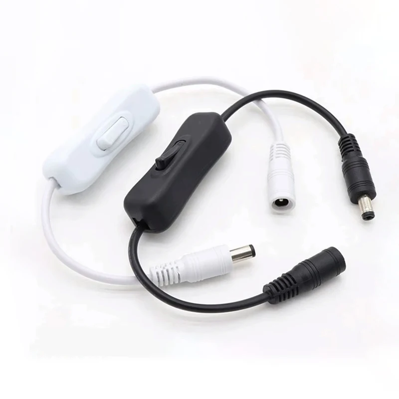 Встроенный выключатель 304 ВКЛ./ВЫКЛ. С женским штекерным кабелем питания 5 5x2 1 мм