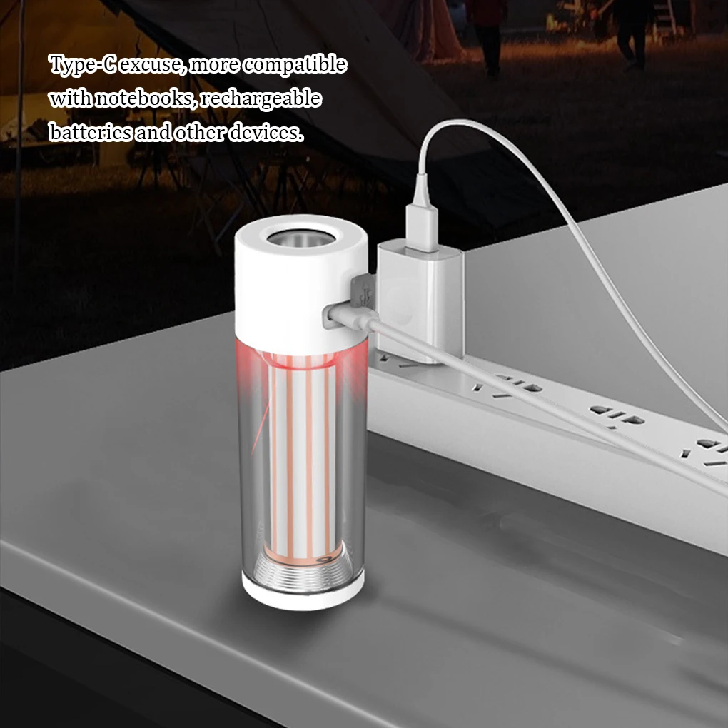 

Camping Light Type-C Lantern Lamp Removable Cover Camp Floodlight