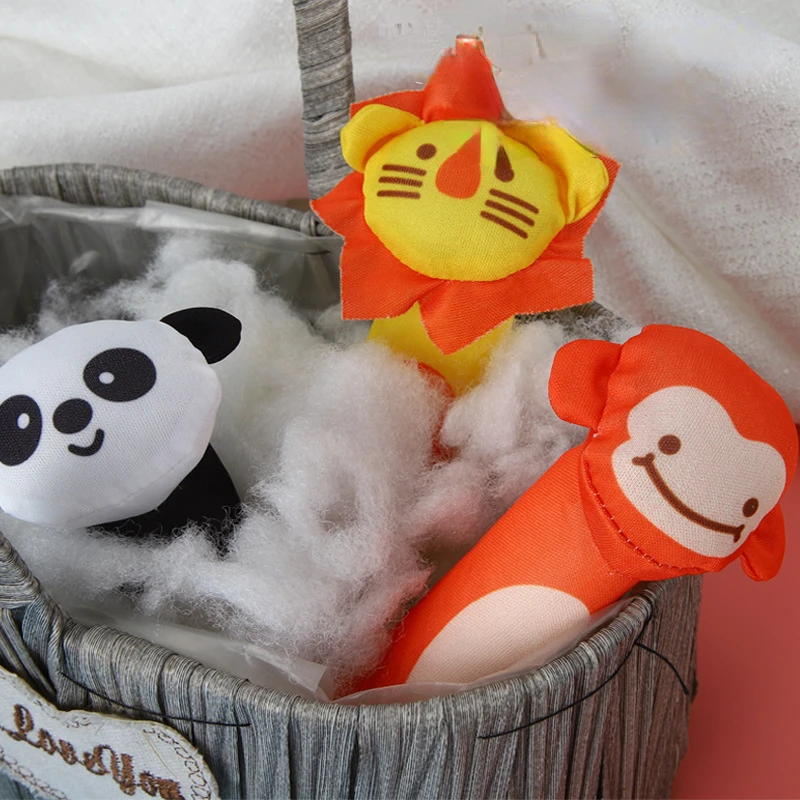 Children's Plush Hand Rattle BB Stick Toy Baby RattlesToy Stick Stress Relief Toys for Baby Soothing Toys for Baby Soothing Toys