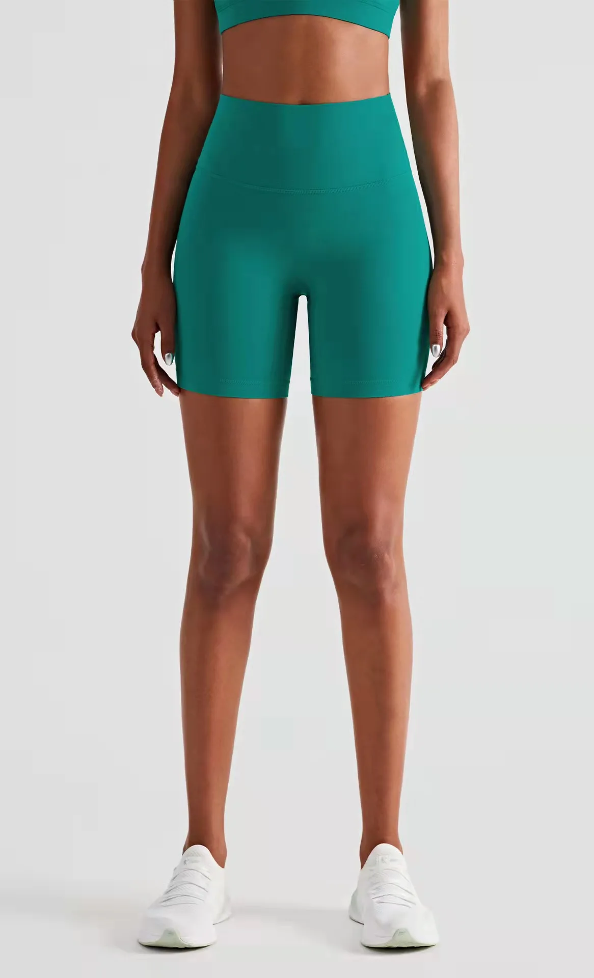 

Спортивные женские леггинсы для фитнеса, высококлассные штаны для йоги телесного цвета, высокопрочная поглощающая пот одежда для велоспор...