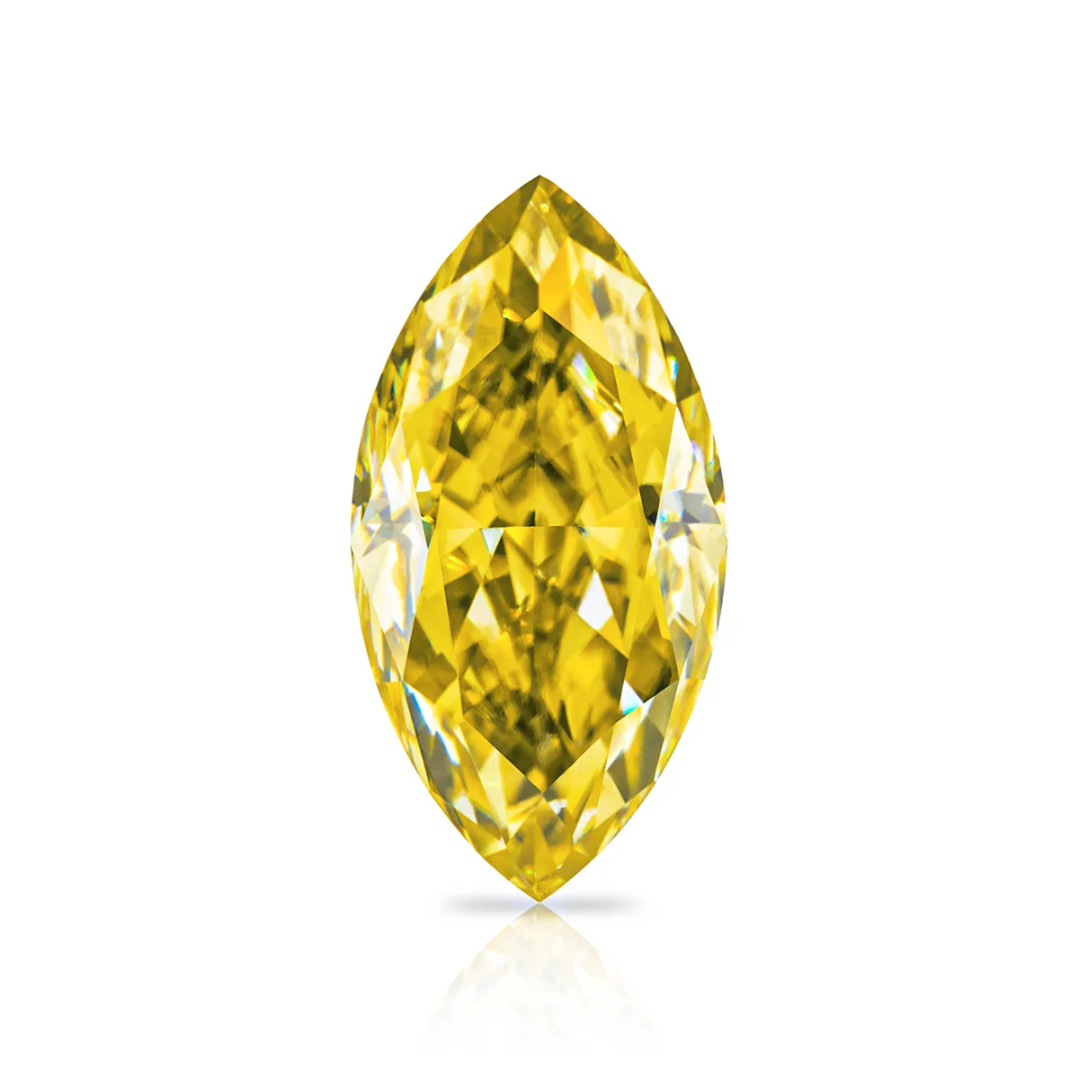 

Лимонно-жёлтый драгоценный камень, вырезанный ярко-желтым цветом, с сертификатом в виде кода талии, бриллиантовый драгоценный камень, отлично подходит для изготовления ювелирных изделий на заказ