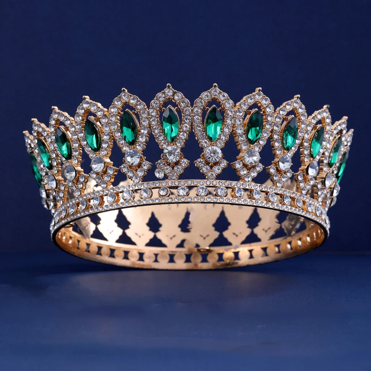 Европейская круглая винтажная свадебная тиара принцессы в стиле барокко корона