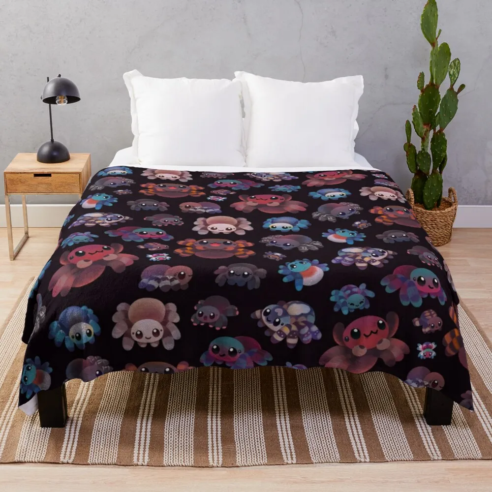 

Tarantulas - dark Throw Blanket beautiful blankets