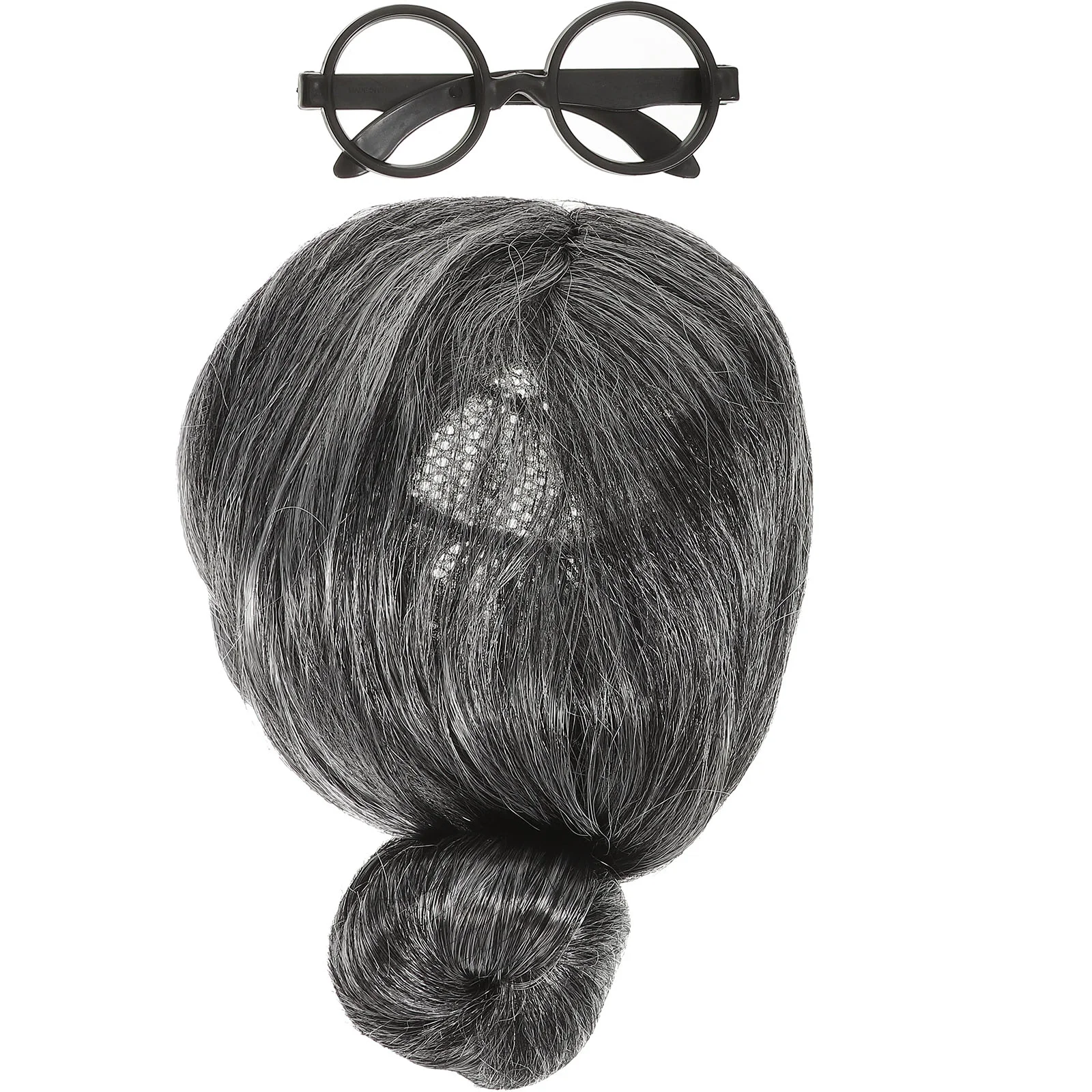 

2pcs Old Lady Set Old Lady Glasses for Elderly Ladies Grandma Granny Old Lady Set