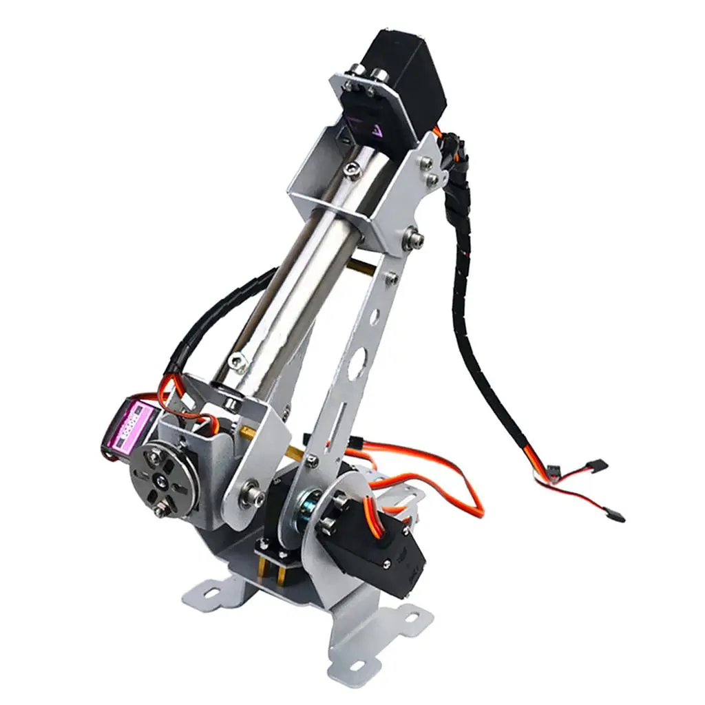 

6DOF Stainless Steel Robot Arm 6 Axis Mechanical Robot Arm Kit for Robotics Arduino DIY