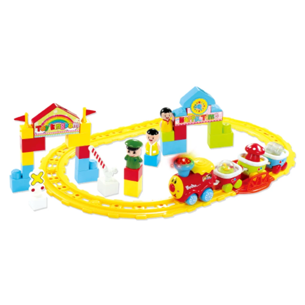 

Детская железная дорога, интерактивные Обучающие игрушки, обучающие строительные игрушки на батарейках, день рождения