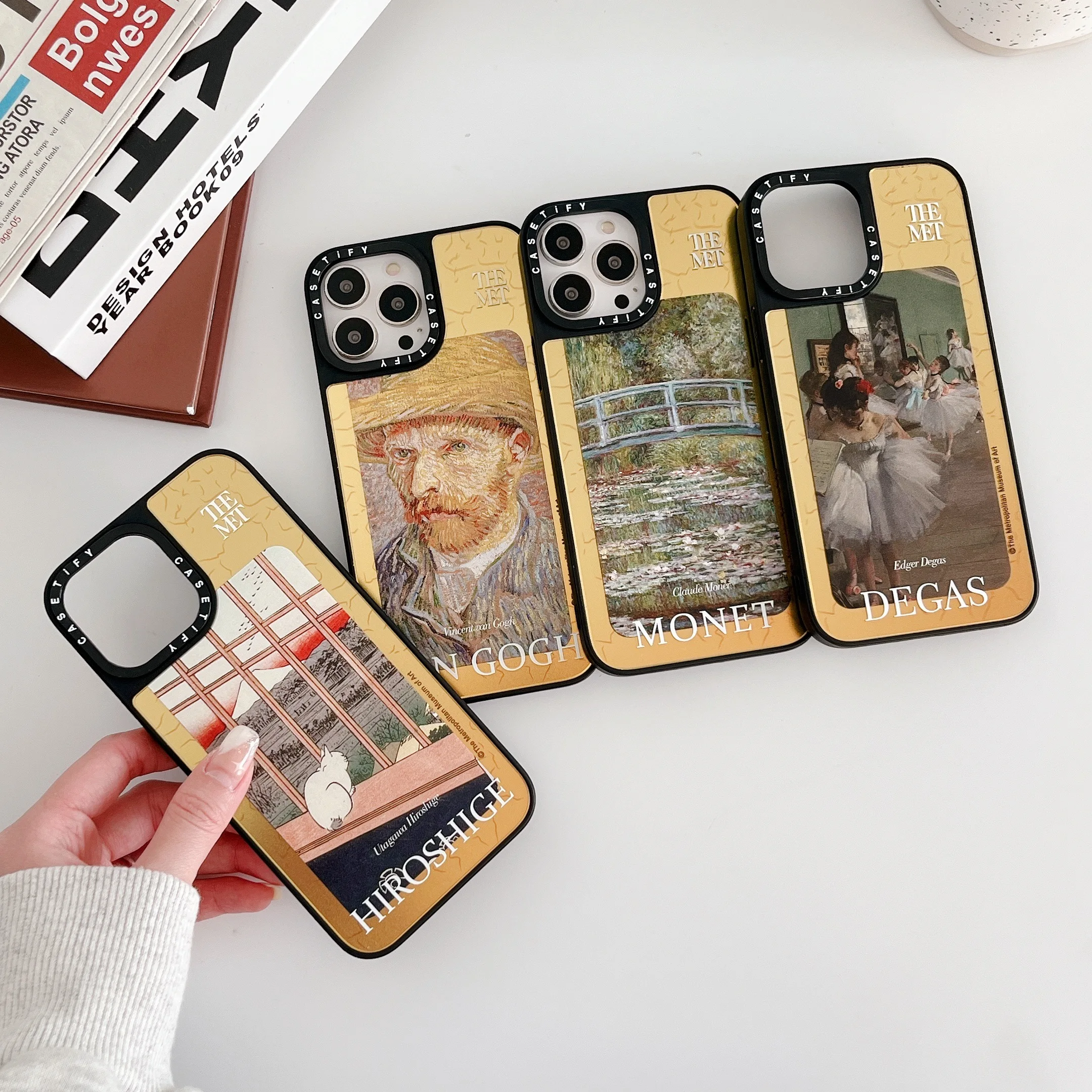 

Fashion Artistic Painting Cat Ballet Phone Cases For iPhone 13 12 11 Pro Max XR XS MAX X Advanced Hard Case Anti-drop Cover