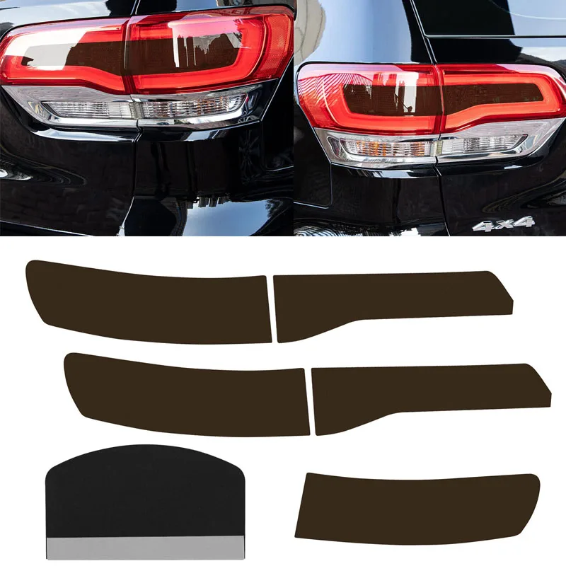 Задний задний фонарь верхний Виниловая наклейка для 2014 - 2021 Jeep Grand Cherokee Dark