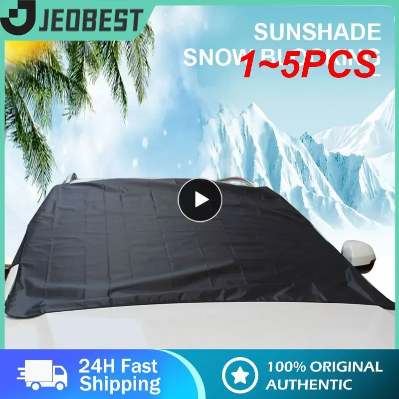 

1 ~ 5 шт. Универсальная автомобильная защита на лобовое стекло, защита от снега, льда, солнца, пыли, мороза, замораживания, солнцезащитный козырек, автомобильный зонт