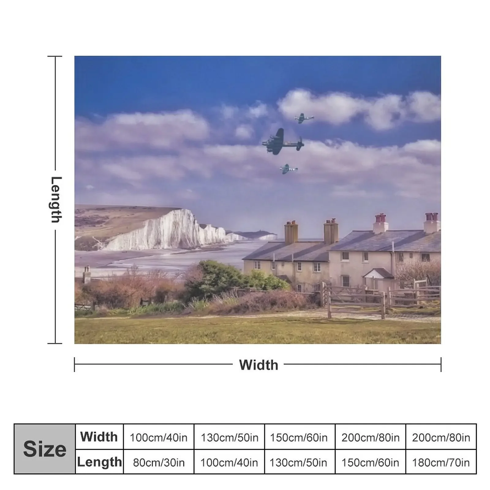 Милые детские одеяла Cuckmere Flyby