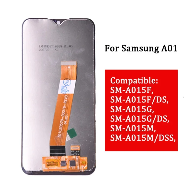 5 7-дюймовый ЖК-дисплей для Samsung A01 A015 A015F с сенсорным экраном в сборе SM-A015F/DS ЖК-экран
