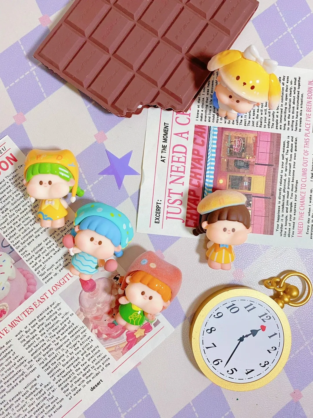 Коллекционная мини-фигурка Mimibobo Blind Box: серия Trendy Toy Going Out, милая мини-фигурка в слепом пакете, украшение для рабочего стола для взрослых коллекционеров (art.: 3920dc752bc9c) - 3920dc752bc9c