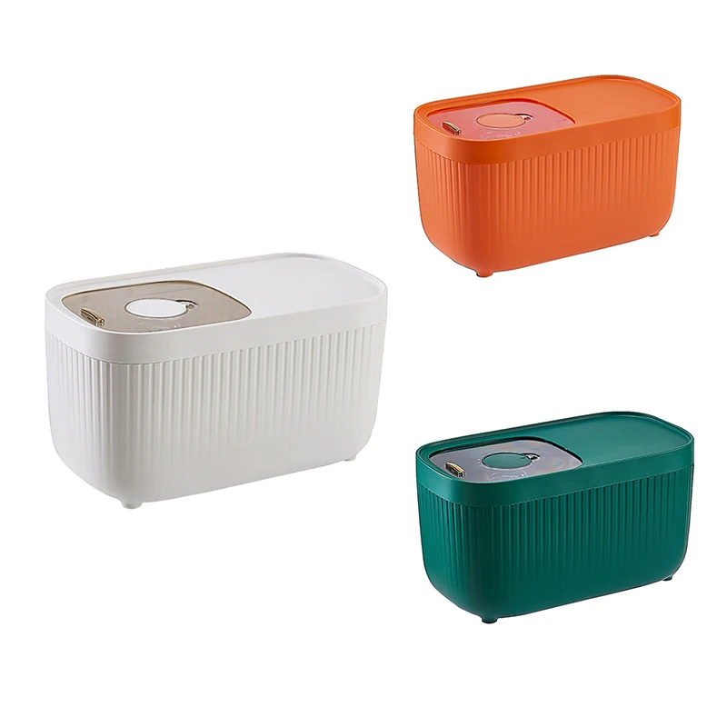 

Kitchen Luxury Rice Bucket Insect Proof Moisture Proof Sealing With Scale Storage Box Flour Grains Container