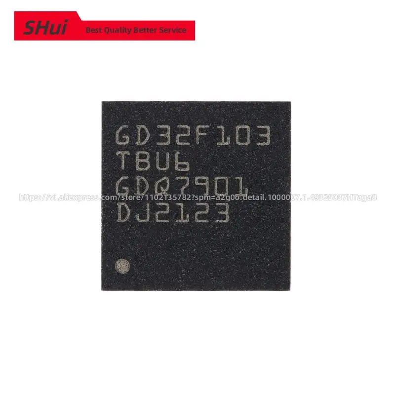 

GD32 GD32F GD32F103TBU6 QFN-36 M3 32 Bit Microcontroller Chip MCU IC Controller