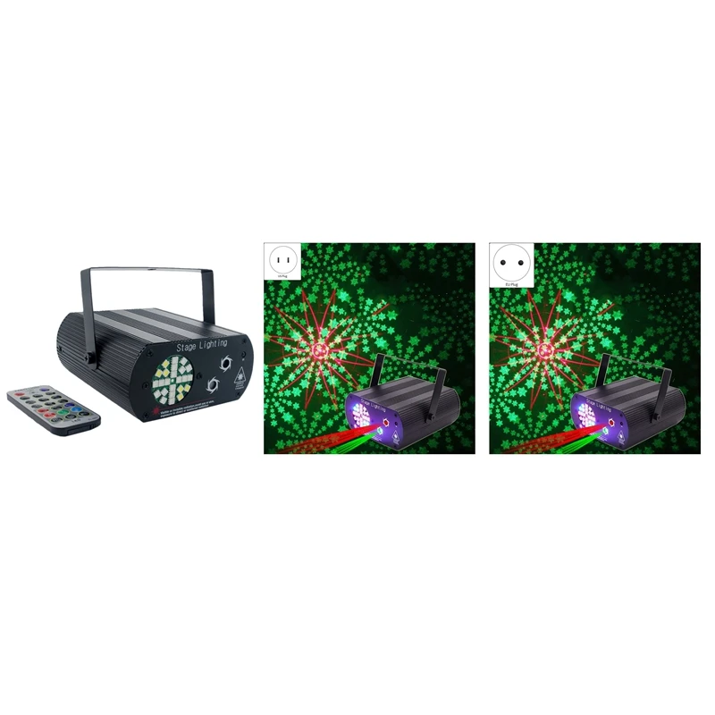 

Party Light Strobe Light Sound Control Remote Control Projection Effect Suitable For Karaoke Ktv Club