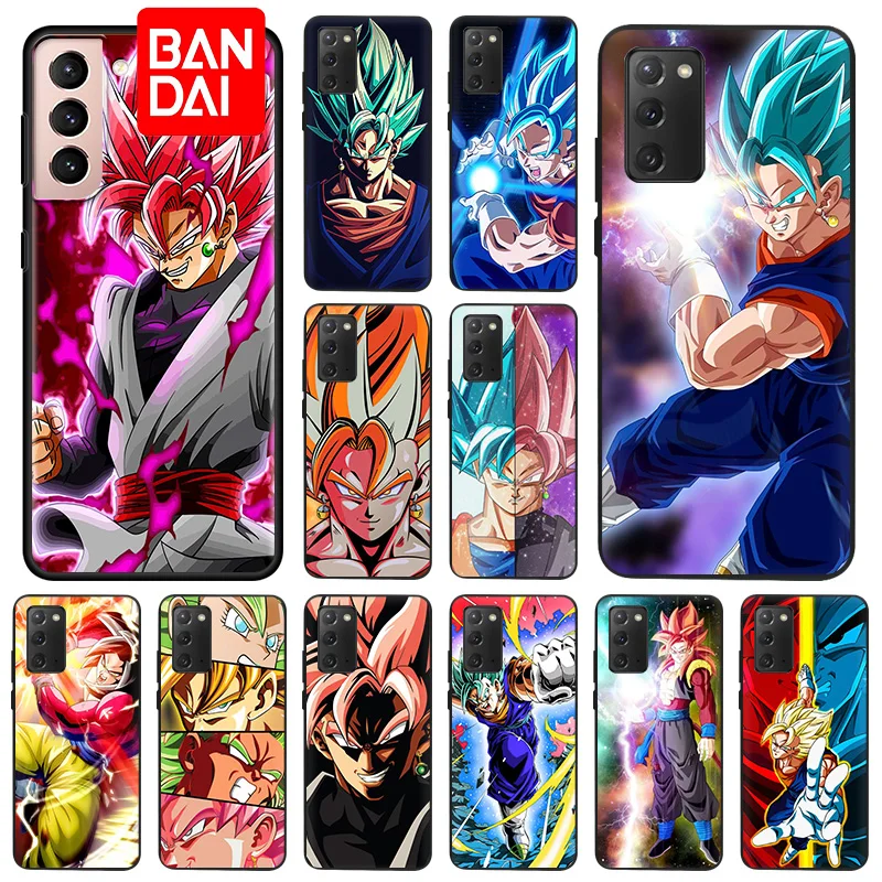 

For Samsung Galaxy S22 Ultra 5G S21 Plus S20 FE S10 Note 20 10 Lite 9 8 Case Dragon Ball Vegito Soft Matte Cover Funda Coque