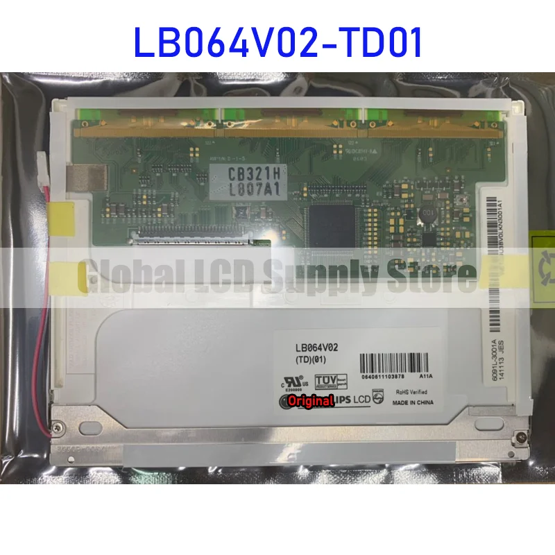 

Диагональ 6,4 дюйма ЖК-экран 640*480 100% протестирован оригинал для LG