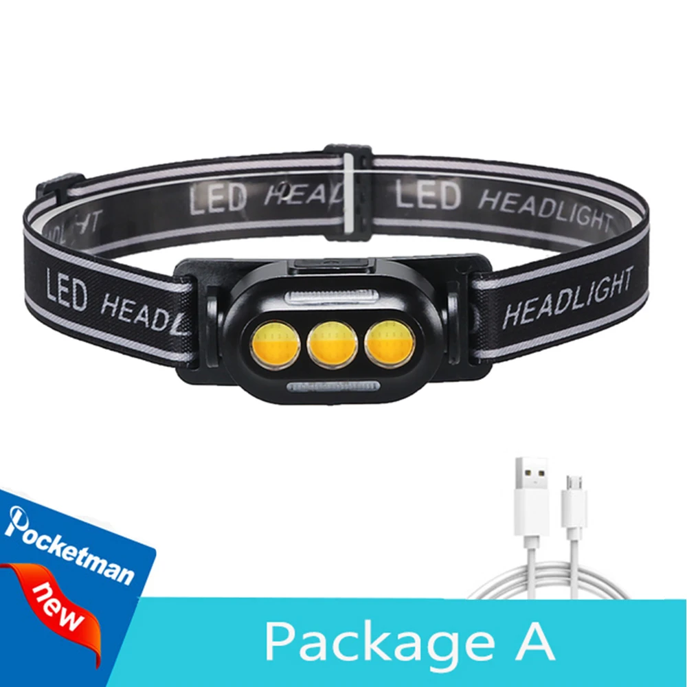 

Налобный фонарь POCKETMAN 4 режимов