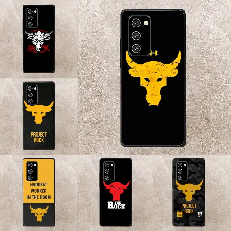 

Project Rock Phone Case For Oppo Reno Realme C3 6Pro Cover For Vivo Y91C Y17 Y19 Funda Capa