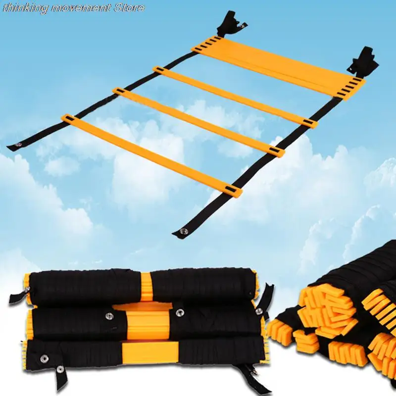 3M Speed Agility Fitness Training Ladder Footwork Football 6 Rung Soccer Straps