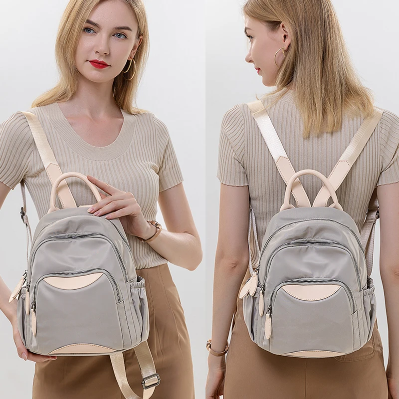 

Backpack Women Waterproof 2023 New Leisure Travel Bags for Girl Small Mochilas Female Backbags Leather Makeup with Free Shipping