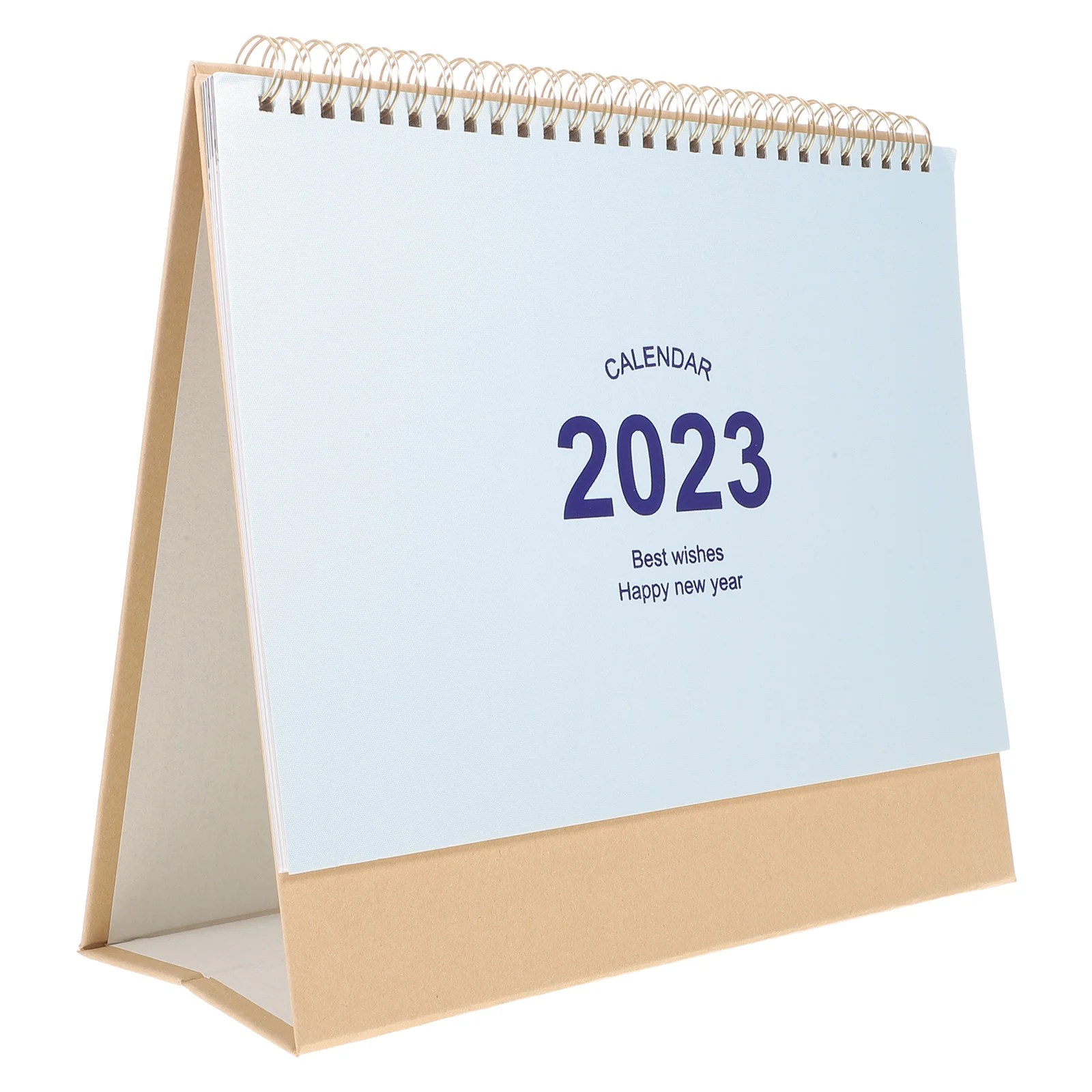 

Calendar Desk Standing 2023 Planning Schedule Office Planner Desktop Mini Decorative Tabletop Flipping Monthly Spiral Free Up