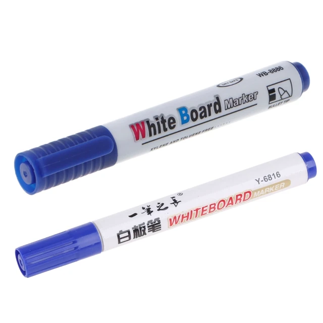 10pcs/Box Erasable Whiteboard Markers Set,2.0 Nib,Large Capacity,Fillable  Ink,Non-Toxic Office Conference Teaching Stationery - AliExpress