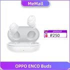 Наушники OPPO ENCO Buds TWS, беспроводные наушники Bluetooth 5,2, наушники-вкладыши с ИИ шумоподавлением, водонепроницаемость IP54 для OPPO Reno 4 PRO