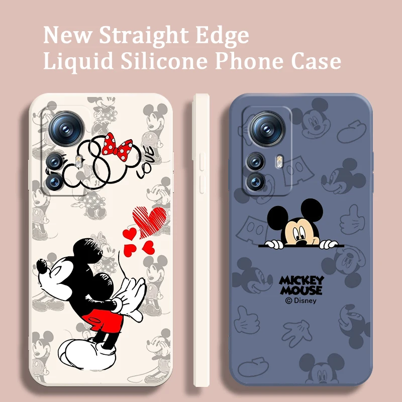 

Liquid Rope Funda Mickey Minnie Disney Cartoon Phone Case For Xiaomi Mi 12T 12S 12 12X 11i 11T 11 10 10S 10T Pro Lite Ultra 5G