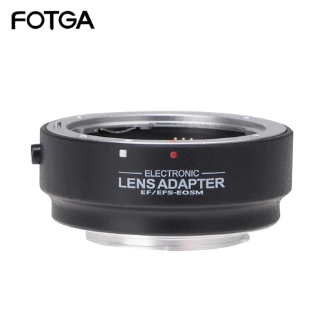 FOTGA автоматическая фокусировка AF электронное кольцо адаптера объектива для Canon EF фотокамера EOS M EF-M