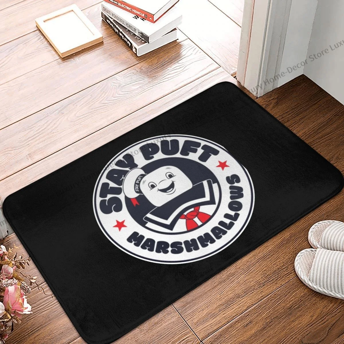 

Ghostbusters Non-slip Doormat STAY PUFT MARSHMALLOW MAN Bath Bedroom Mat Prayer Carpet Home Modern Decor